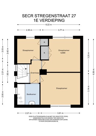 Floorplan - Secr Stregenstraat 27, 6171 LH Stein
